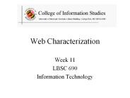 Web Characterization