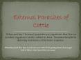 What are they? External parasites are organisms that live on another organism (cattle) called its host. Parasites benefit by deriving nutrients at the host's expense. PowerPoint PPT Presentation