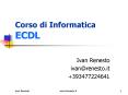 Corso di Informatica ECDL PowerPoint PPT Presentation