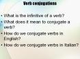 Verb%20conjugations PowerPoint PPT Presentation