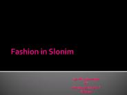 Fashion in Slonim
