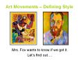 Art Movements  PowerPoint PPT Presentation