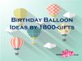 Wish a special day of birthday by this happy birthday balloons PowerPoint PPT Presentation