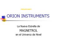 ORION INSTRUMENTS