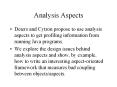 Analysis Aspects PowerPoint PPT Presentation
