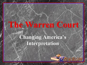 The Warren Court
