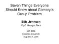 Seven Things Everyone Should Know about Gomory PowerPoint PPT Presentation