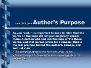 LAA 242, 245 Author