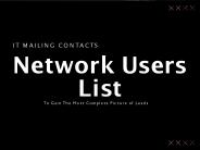 Network Users Mailing List