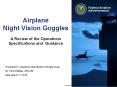 Airplane Night Vision Goggles PowerPoint PPT Presentation