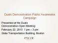 Presented at the Duals Demonstration Open Meeting PowerPoint PPT Presentation