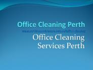office cleaning Perth