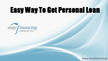 Where Can You Get Small Personal Loans