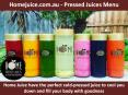 Homejuice.com.au - Pressed Juices Menu PowerPoint PPT Presentation
