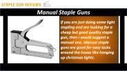 Sharpshooter Heavy Duty Staple Gun
