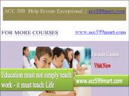 ACC 599  Help Bcome Exceptional / acc599mart.com