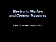 Electronic warfare