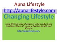 Indian Modern lifestyle