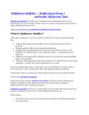 Multistore Builder Review and Premium $14,700 Bonus