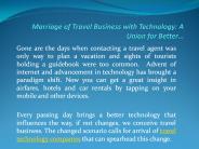 Travel technology companies