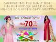 Fashionothon  Festival of Holi - this holi shop and get up to 75% discounts on kurtis online shopping