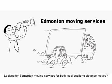 Edmonton Movers - Local & Long Distance Moving Services