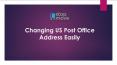Changing US Post Office Address Easily PowerPoint PPT Presentation