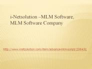 MLM Software, MLM Software Company
