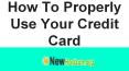 How to Properly Use Your Credit Card PowerPoint PPT Presentation
