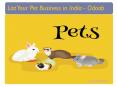 List Your Pet Business in India - Free List | Odoab PowerPoint PPT Presentation