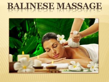 Full Body Massage Prices