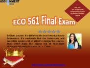 ECo 561 Final Exam