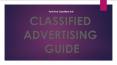 Post Free Classified Ads – Classified Marketing Guide PowerPoint PPT Presentation