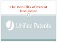 The benefits of Patent Insurance PowerPoint PPT Presentation