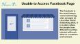 Unable to Access Facebook Page PowerPoint PPT Presentation