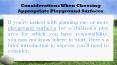 Considerations When Choosing Appropriate Playground Surfaces PowerPoint PPT Presentation