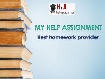 Best Homework Provider USA