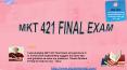MKT 421 Final Exam PowerPoint PPT Presentation