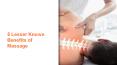 5 Lesser Known Benefits of Massage PowerPoint PPT Presentation