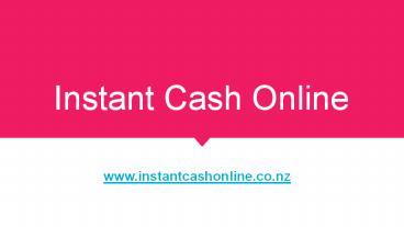 Small personal loans online