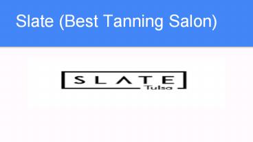 Tulsa Tanning Salon For Best Skin