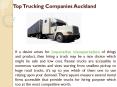 Top Trucking Companies Auckland PowerPoint PPT Presentation