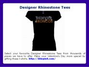 Custom Bling Tee Shirts