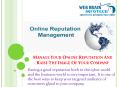 Manage Your Online Reputation And Improve The Image Of Your Company PowerPoint PPT Presentation