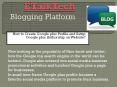 Etalktech Blogging Site PowerPoint PPT Presentation