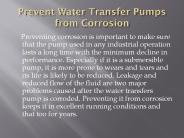 Get the Services Water Transfer Pump