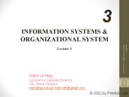 IS and Organizational System