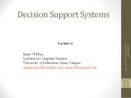 Decision Support System