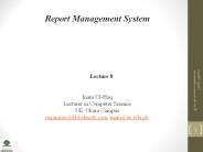 Report Management System