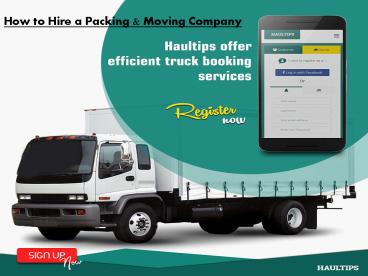 How to Hire a Packing & Moving Company